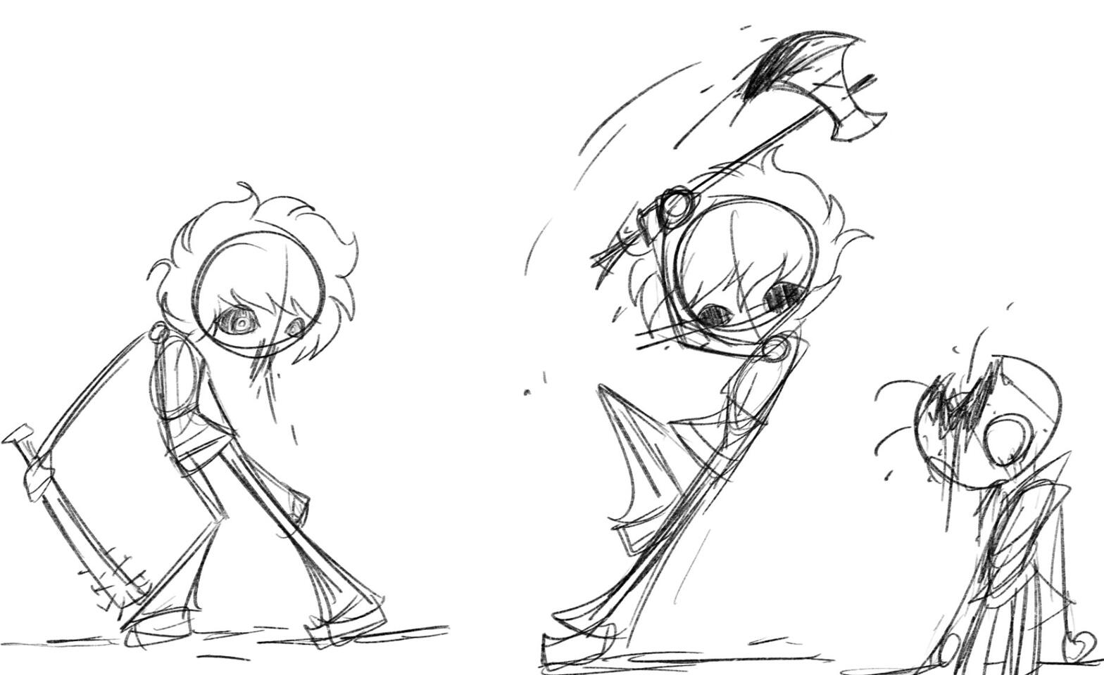 violent atlas sketches (5/4/25)