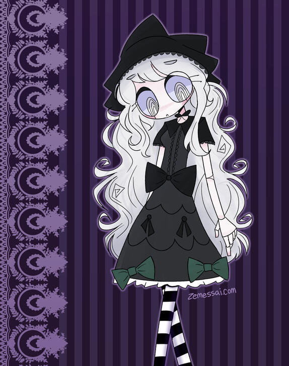 character: "Damslette" by Ame_jellyfish